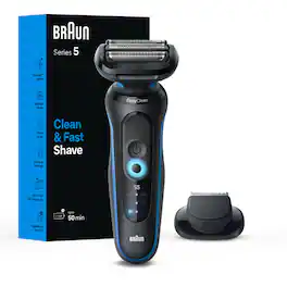 Braun - Series 5 Wet/Dry Electric Shaver - Blue