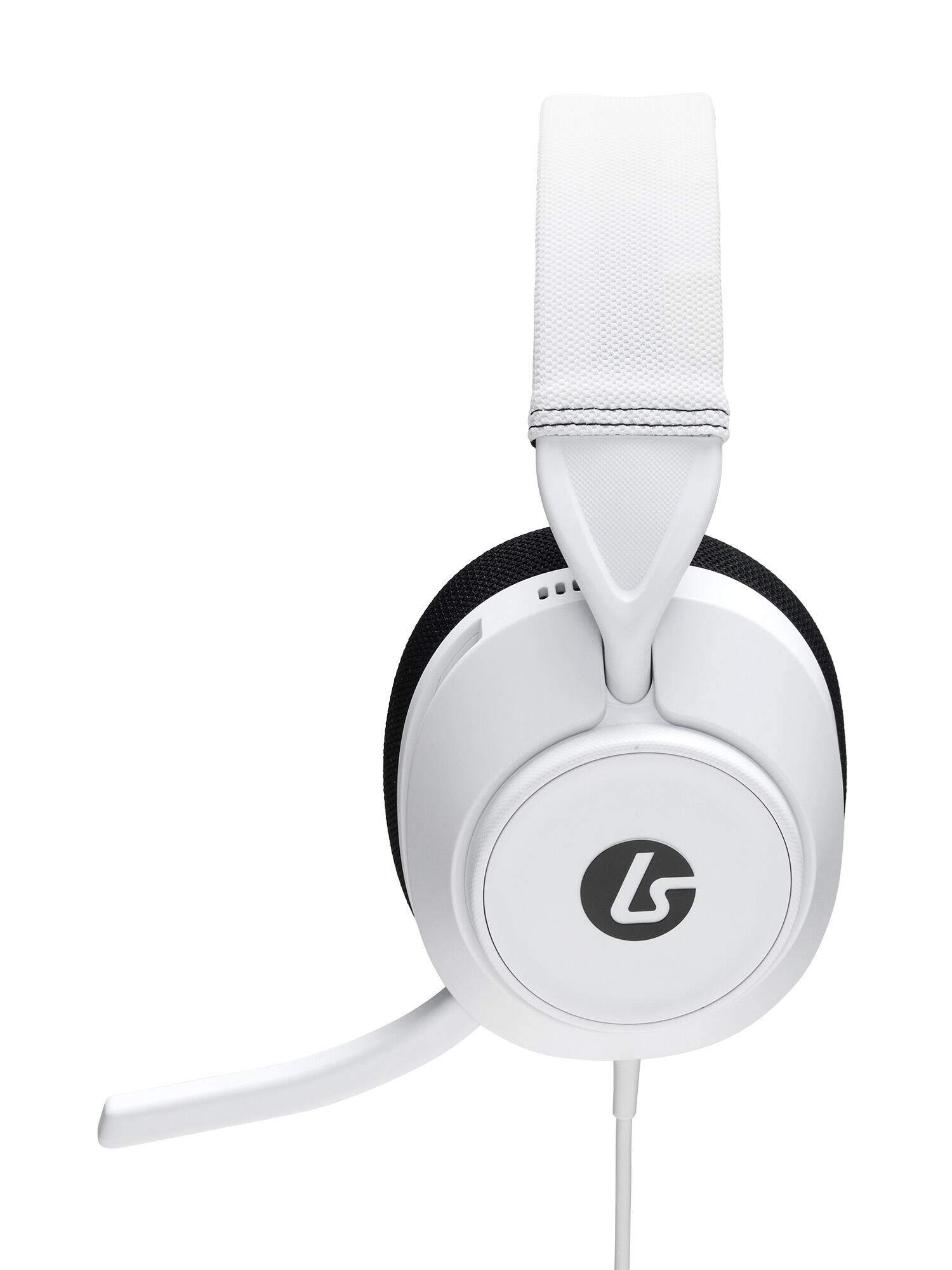 Left. LucidSound - LucidSound LS10P Gen 2 Wired Gaming Headset for PlayStation - White - White.