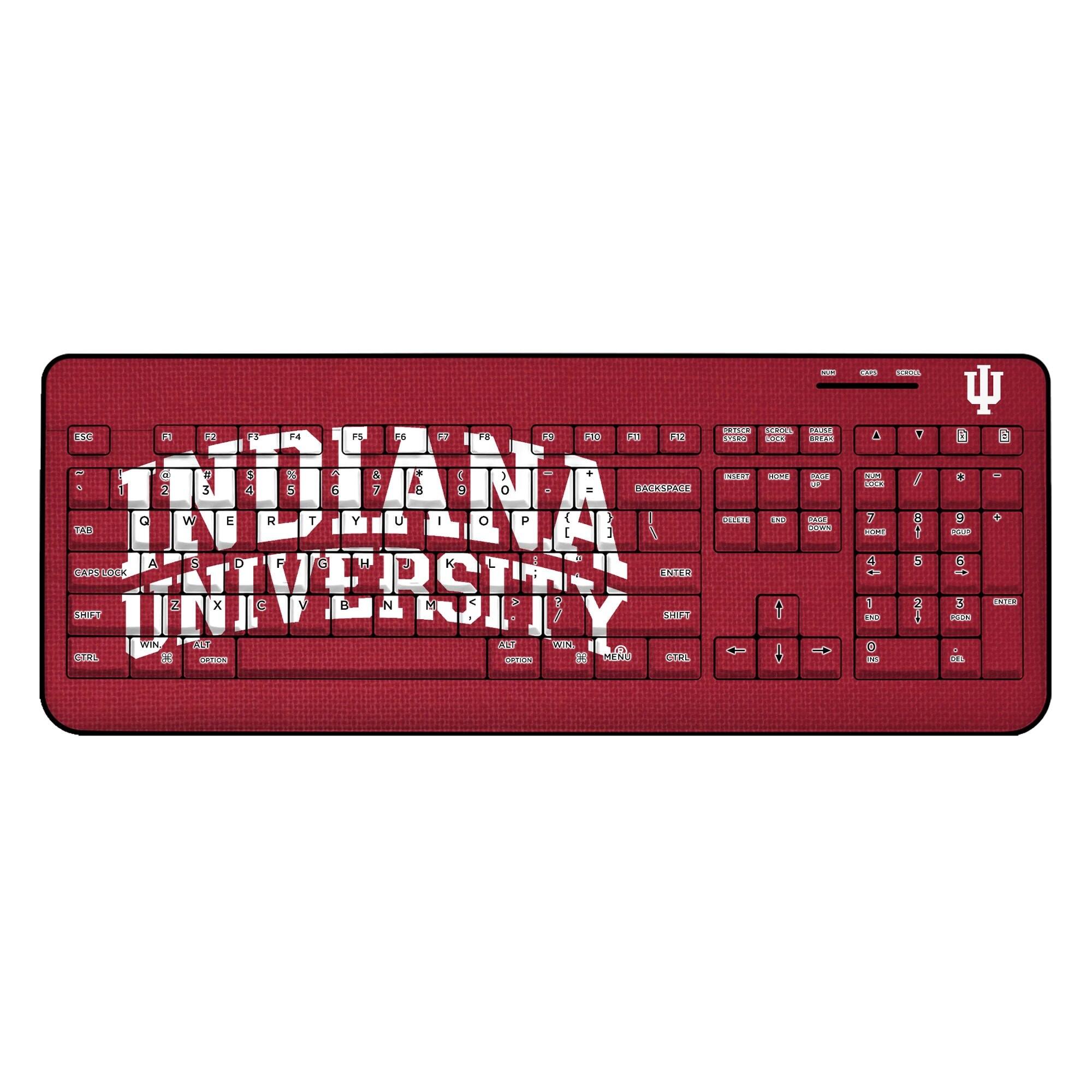 Keyscaper - Indiana Hoosiers Solid Design Wireless Keyboard - Multicolor price history on PriceWatchPro