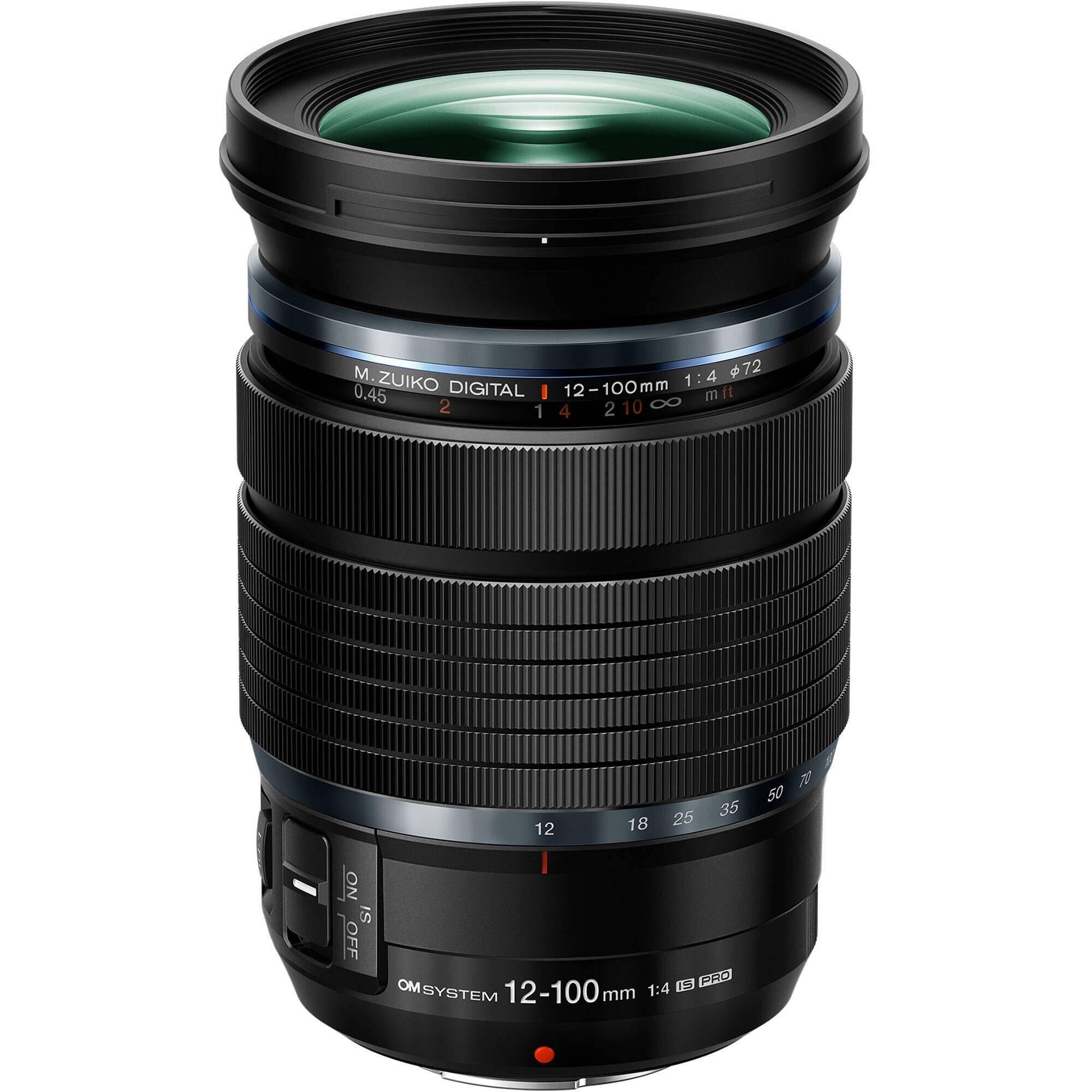 M. ZUIKO DIGITAL  
12-100mm  
1:4  
Φ72  
mft  
0.45  
2  
12  
18  
25  
35  
50  
NO IS OFF  
MO  
15  
PRO  
SYSTEM  
12-100mm  
1:4