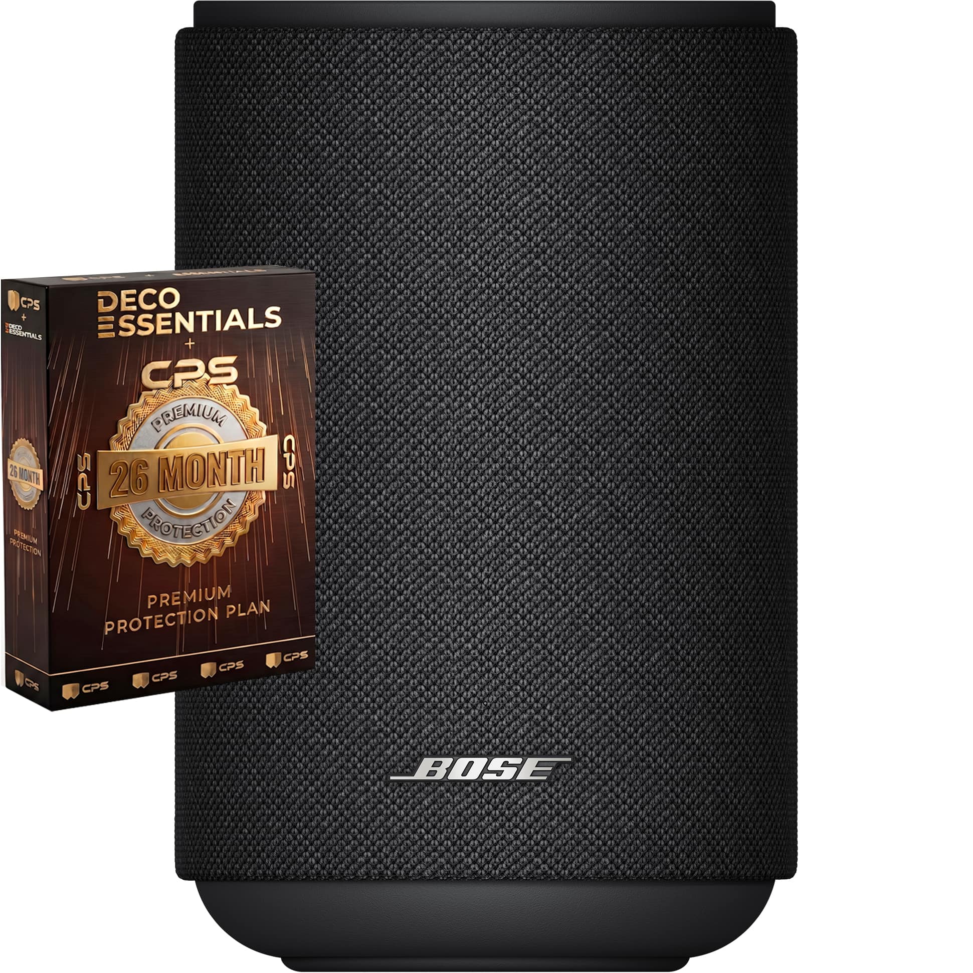 Bundle - Bose - Lifestyle Ultra Compact Wireless Smart Home Speaker Extended Warranty - Black