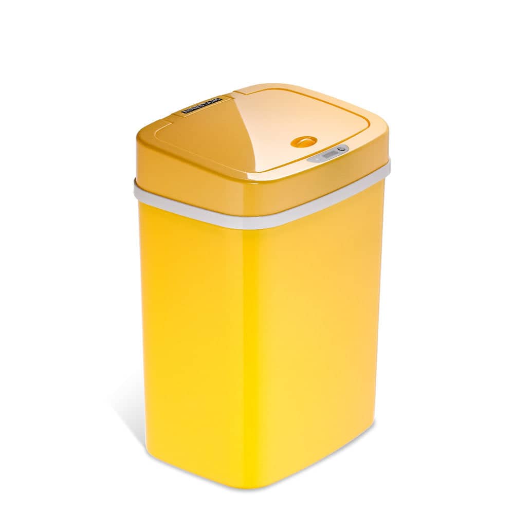 Nine Stars - Rectangular Motion Sensor Trash Can 3.2 Gallon ABS