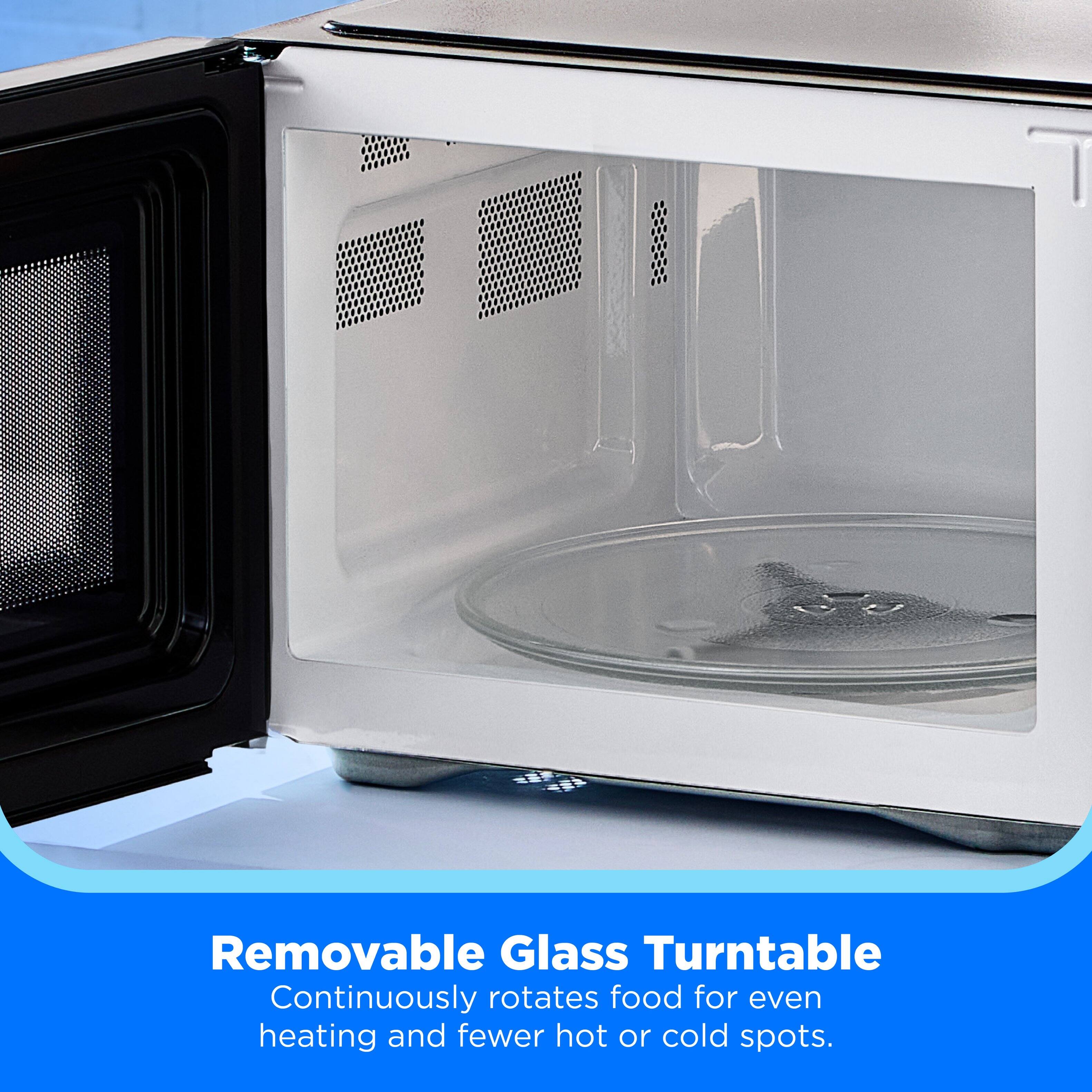 Removable Glass Turntable  
Continuously rotates food for even heating and fewer hot or cold spots.