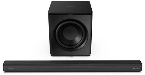Alt View 1. Monster - Soundstage Pro Dolby Atmos Soundbar with 12" Subwoofer - Black.