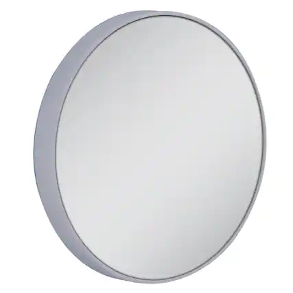 Front. Zadro - Compact Mirror with 20X Magnification & Suction Cups - Gray.