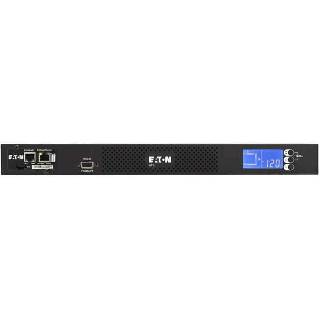 Eaton - ATS rack PDU, 1U, (2) 5-20P input, 1.92 kW max, 120 V, 16 A, 6 ft cord, Single-phase, Outlets: (10) 5-20 R - NEMA - Unknown price history on PriceWatchPro