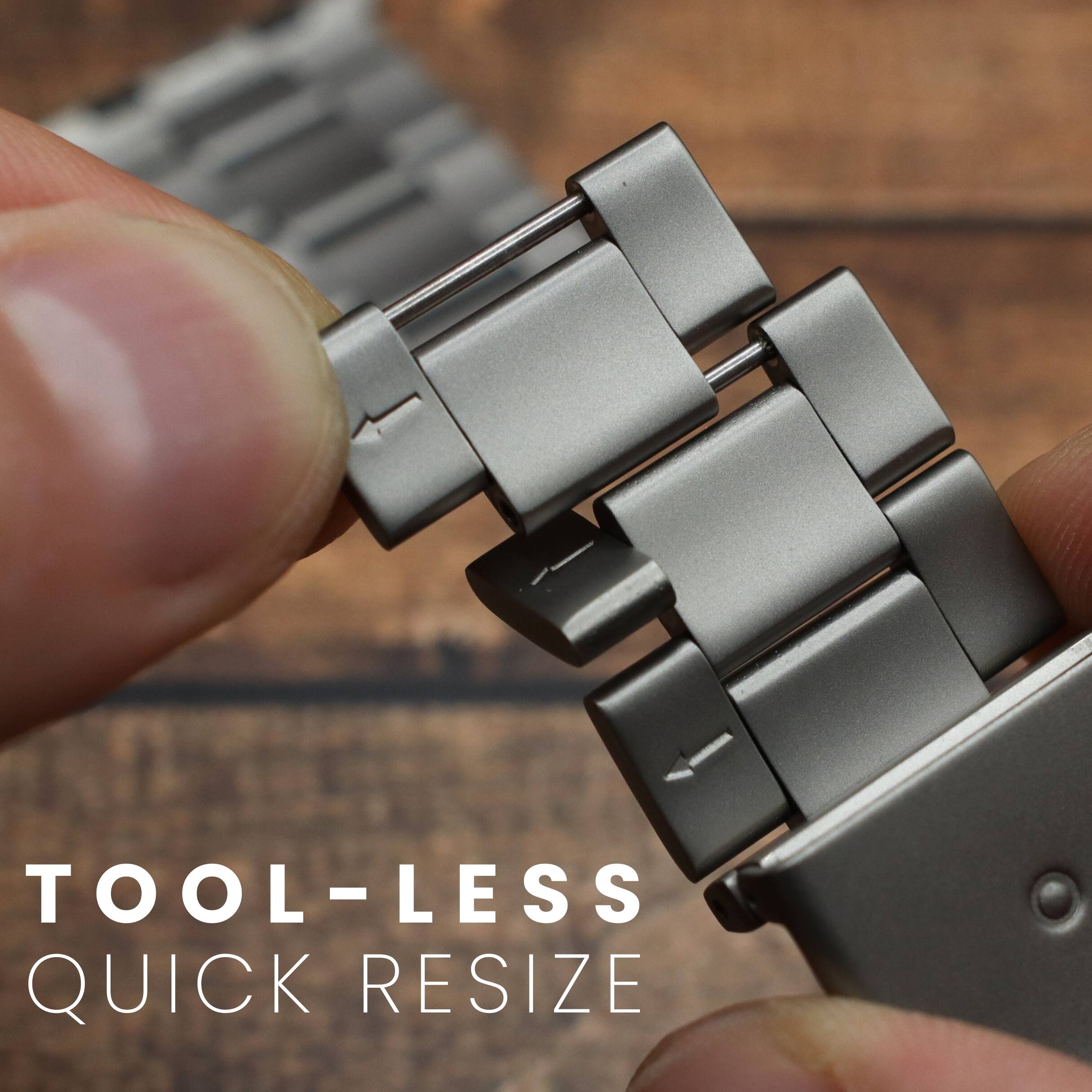 TOOL-LESS QUICK RESIZE