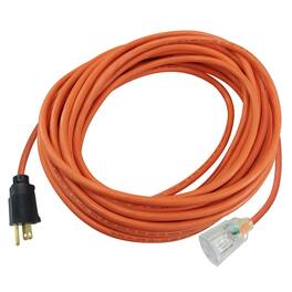 ProjeX - Indoor or Outdoor 50 ft. L Extension Cord (Case of 2) - Orange