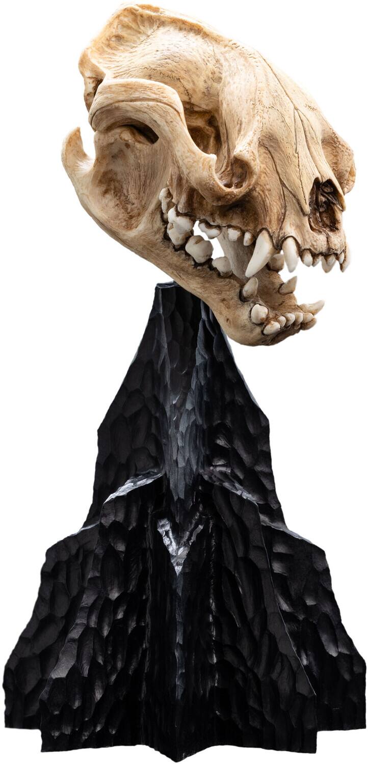 Alt View 2. Weta Workshop - WETA Workshop Polystone - The Lord of the Rings Trilogy - Skull of a Warg Miniature Polystone Statue - COLLECTIBLES - Multicolor.