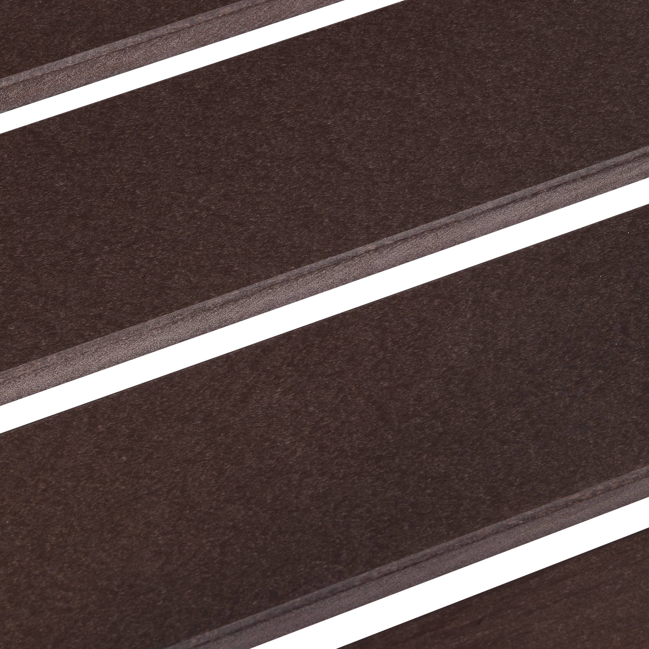 Alt View 6. WestinTrends - WestinTrends Cape May HDPE Outdoor Patio Dining Side Chair - Dark Brown.