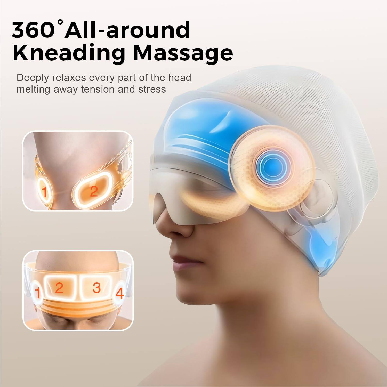 360° All-around Kneading Massage

Deeply relaxes every part of the head melting away tension and stress

1 2

1 2 3 4