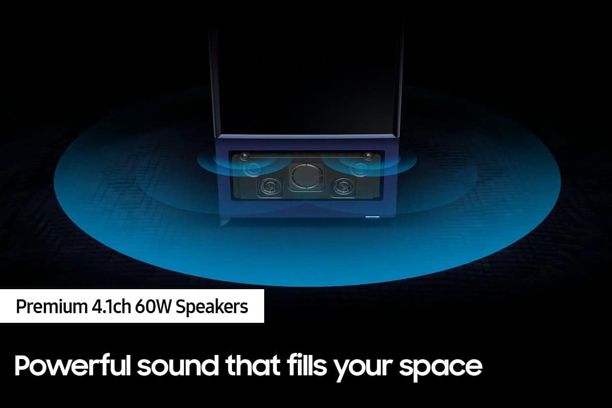 Alt View 16. Samsung - 43" Class The Sero QLED 4K Smart TV (2022) - Navy Blue.