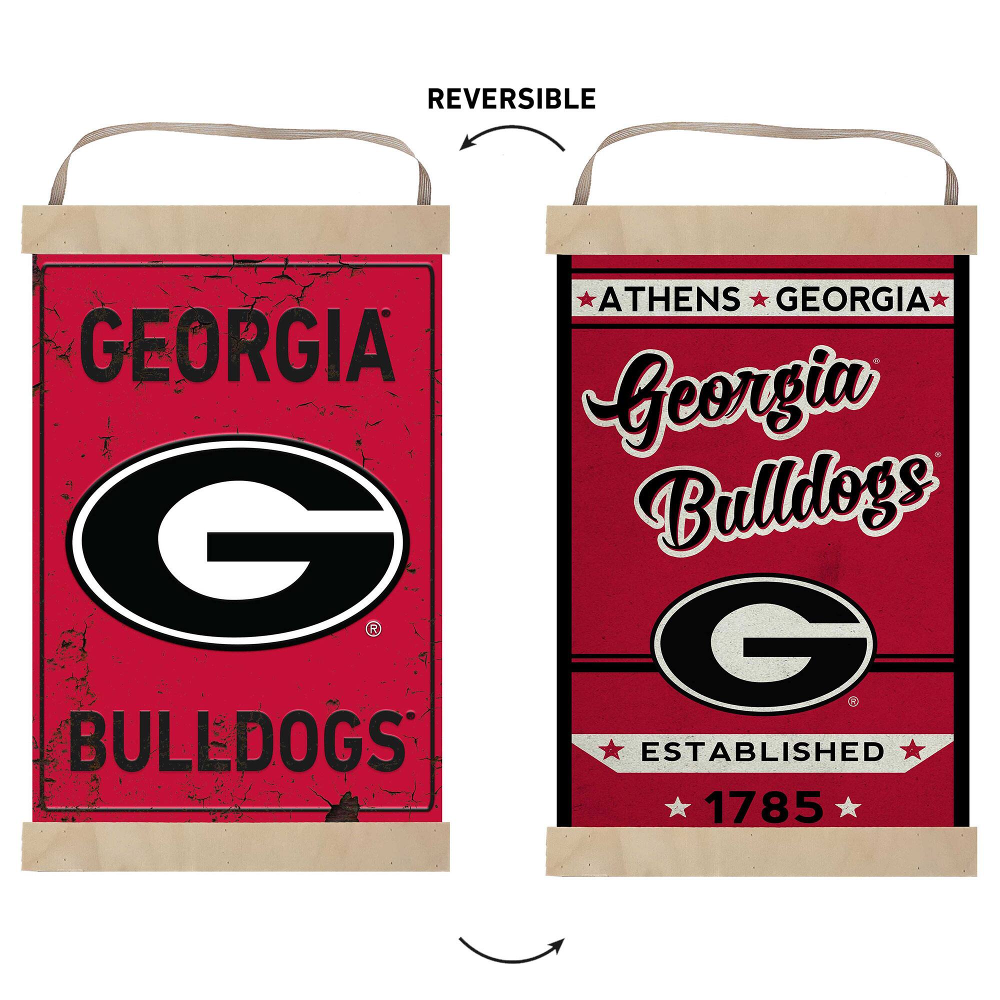REVERSIBLE

ATHENS GEORGIA

Georgia Bulldogs

ESTABLISHED 1785
