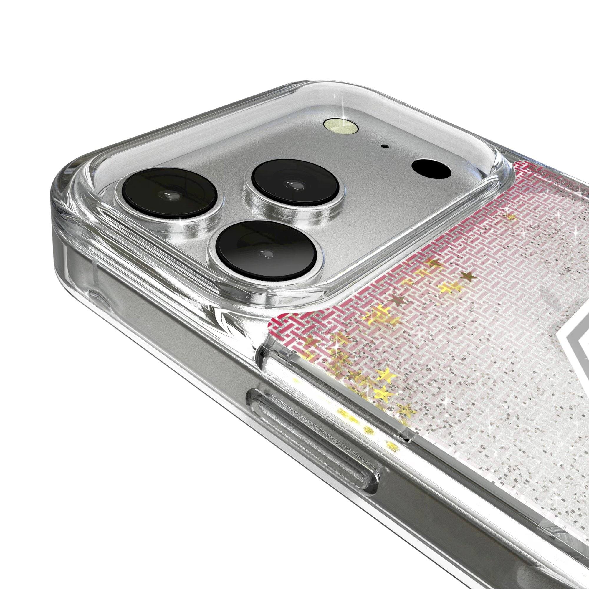 Alt View 2. Keyscaper - Ohio State Buckeyes Linen Logo iPhone Glitter Case - 13 - Multicolor.