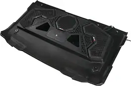 MB Quart - Tuned 6 Speaker Audio Roof with 3.5 Inch LCD Source Unit for Polaris Ranger - Black
