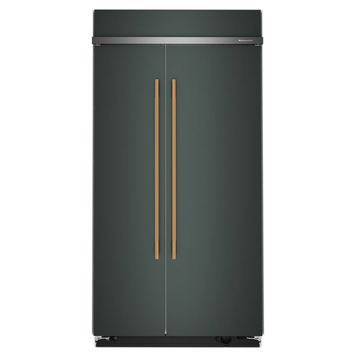Alt View 4. KitchenAid - 25.5 Cu. Ft. Built-In Side-by-Side Refrigerator with Platinum Interior - Juniper.