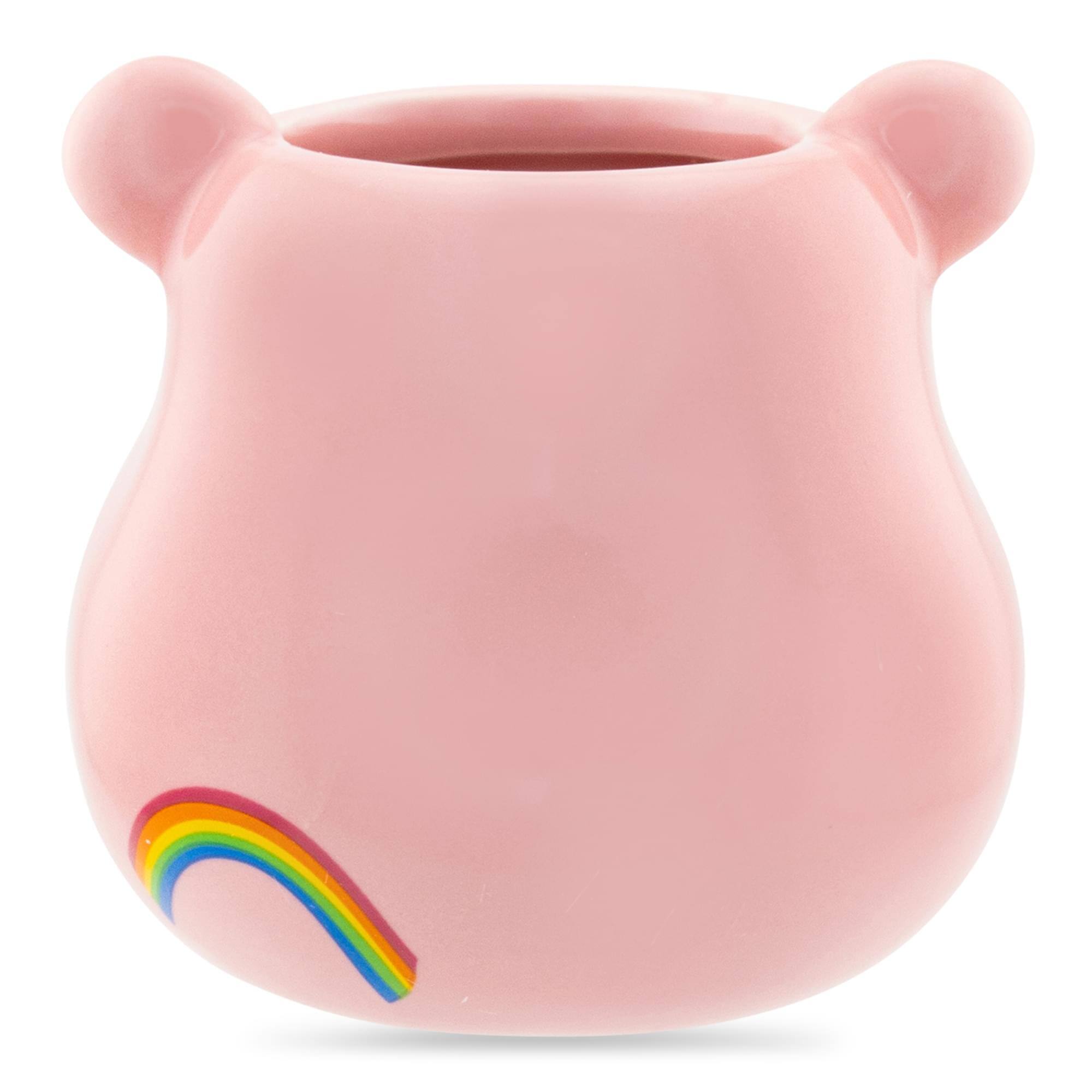 Alt View 10. Silver Buffalo - Care Bears Cheer Bear Sculpted Ceramic Mini Mug | Holds 3 Ounces - Pink.