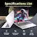 Specifications List - Store, organize, and access with rich memory space. Intel Core i5-1235U - Intel Iris Xe Graphics - 16GB RAM - 672GB Storage