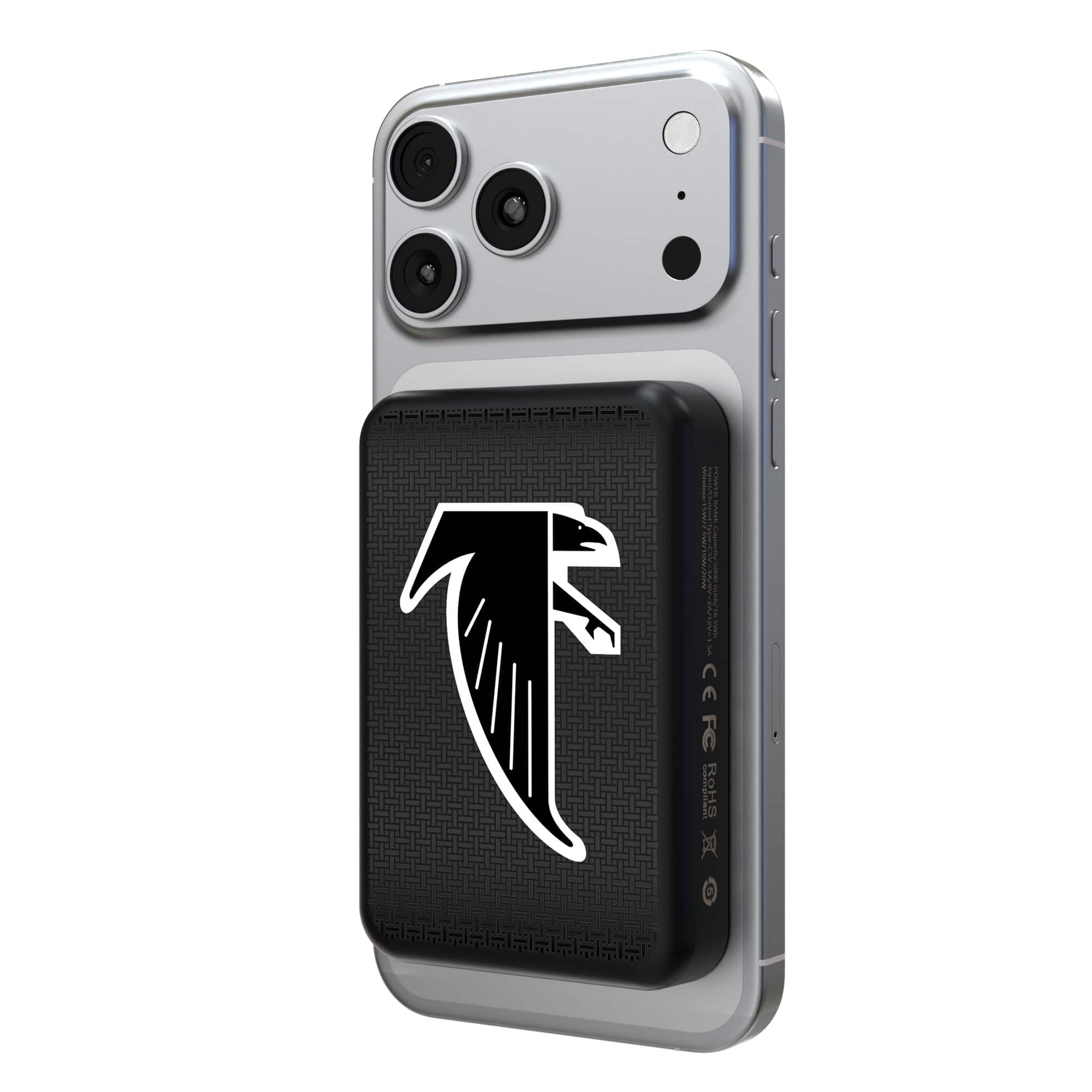 Keyscaper - Atlanta Falcons Wireless Magnetic Power Bank - Black price history on PriceWatchPro