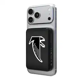 Keyscaper - Atlanta Falcons Wireless Magnetic Power Bank - Black