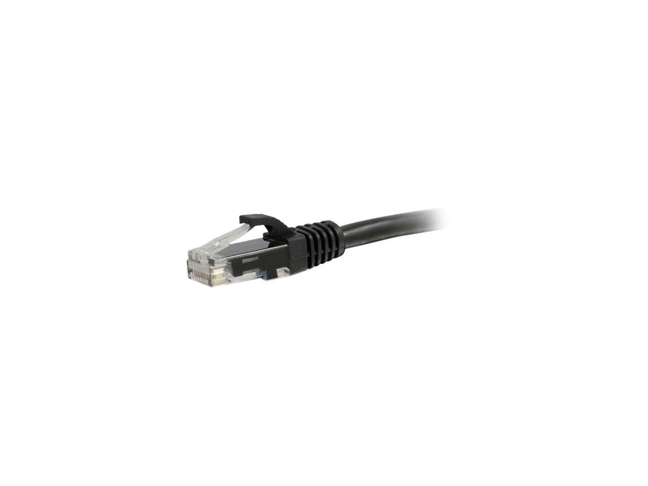 Alt View 4. Cables to Go - C2G 00401 Cat5e Cable - Snagless Unshielded Ethernet Network Patch Cable, Black (2 Feet, 0.60 Meters).