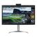 Front. LG - 32" IPS LED 4K UHD FreeSync Monitor with HDR (DisplayPort, HDMI, USB) - Black.