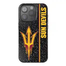 Keyscaper - NCAA - Arizona State Sun Devils iPhone Bling Case - 14 - Black