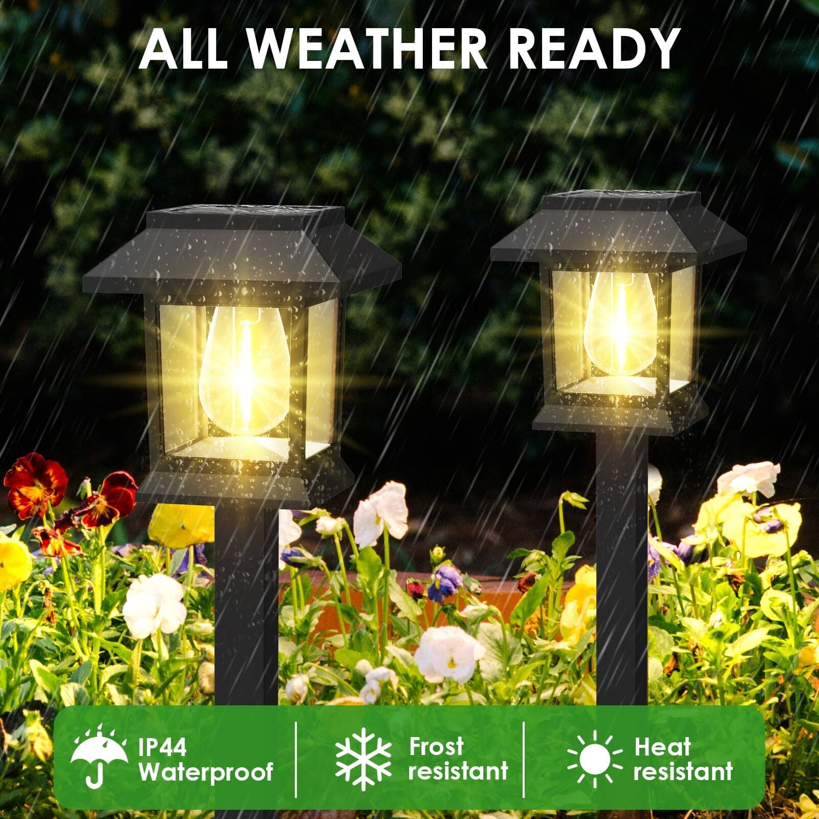ALL WEATHER READY

IP44 Waterproof  
Frost resistant  
Heat resistant