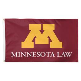 WinCraft - Minnesota Golden Gophers 3' x 5' School of Law Deluxe Single-Sided Flag - Multicolor
