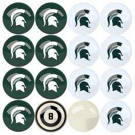 Imperial - Michigan State Spartans Billiard Ball Set with Numbers - Multicolor