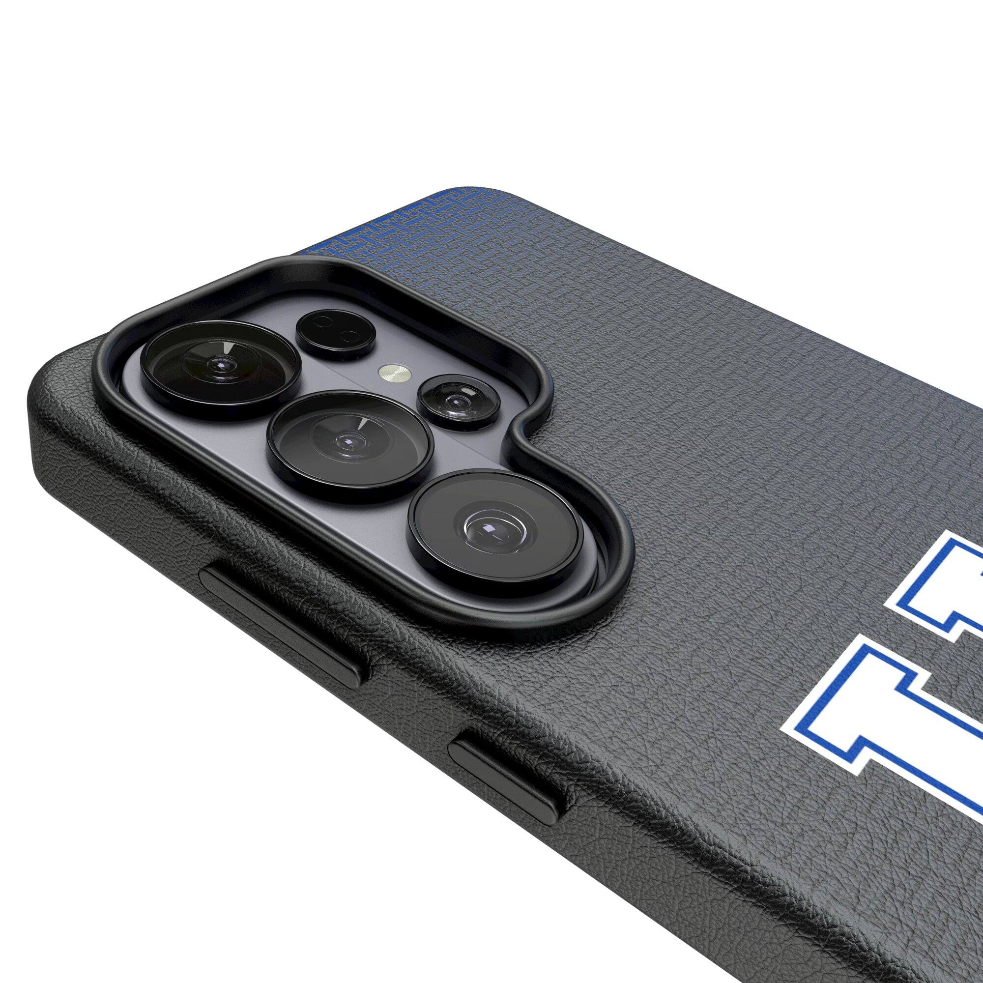 Alt View 2. Keyscaper - Kentucky Wildcats Linen Galaxy Magnetic Bump Case - S24 Plus - Black.