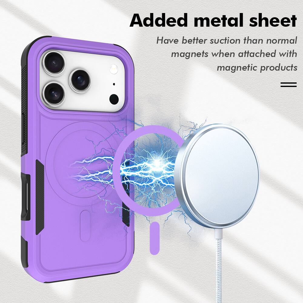 Added metal sheet  
Have better suction than normal magnets when attached with magnetic products