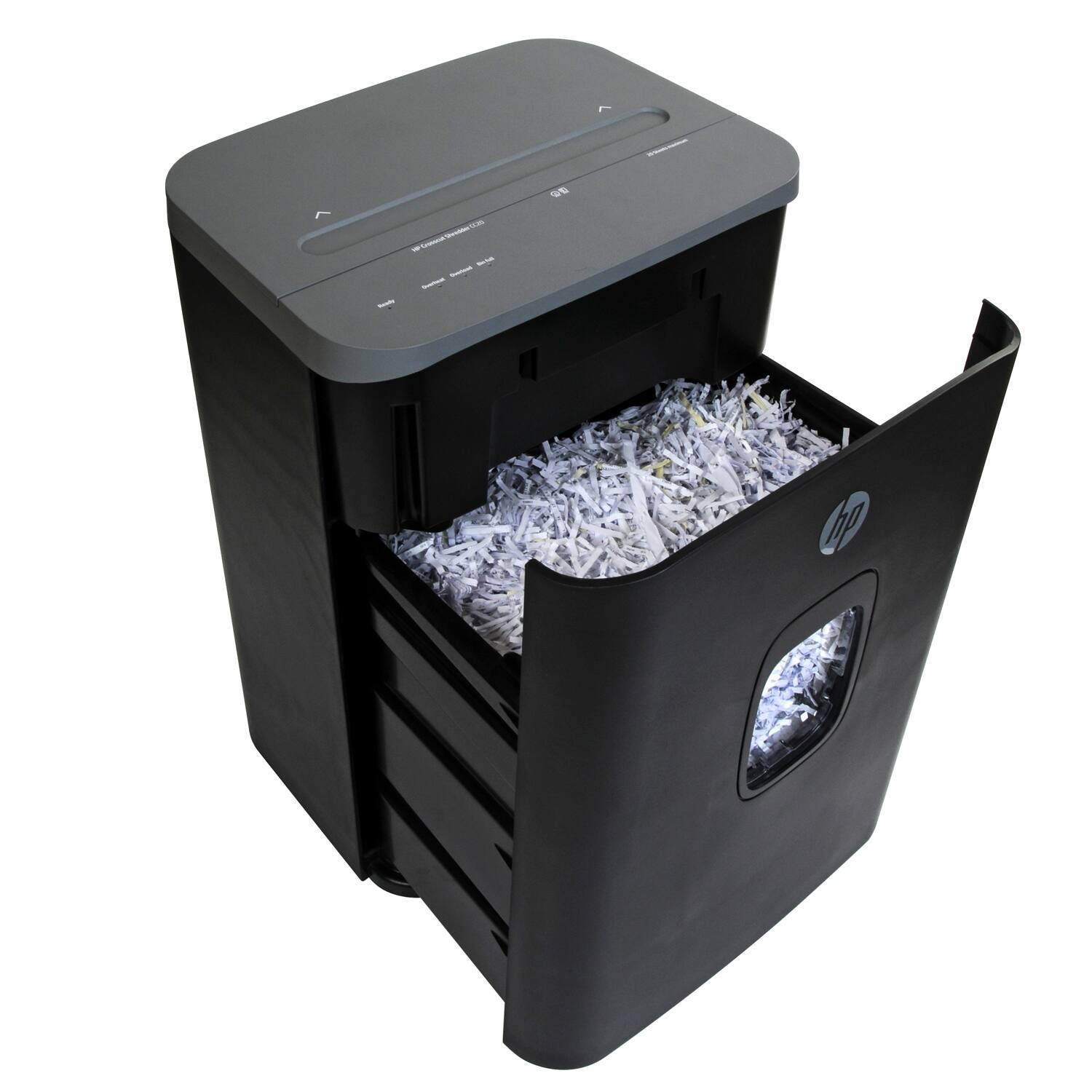 Alt View 16. HP - 20-Sheet Crosscut Paper Shredder.