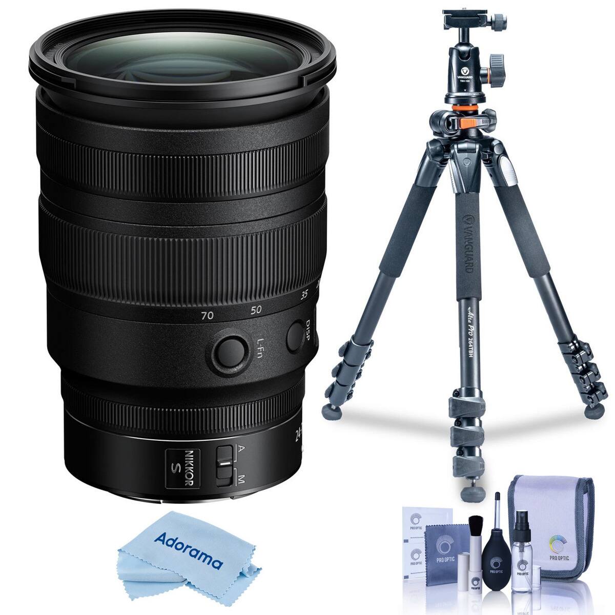 70 50 L-Fn 35 Dise C VANGUARD ARD IIua Po 364T8H S NIKKOR A M 2 Adorama - SP FRS DOPTC s PRO DPTIC PRO