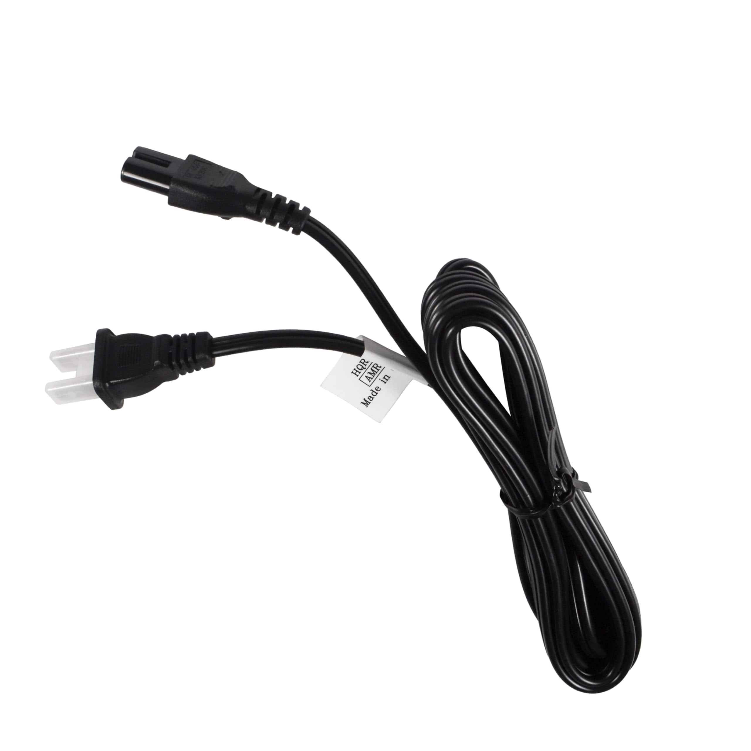 HQRP 10 ft Figure 8 AC Power Cord with Euro Plug Adapter for