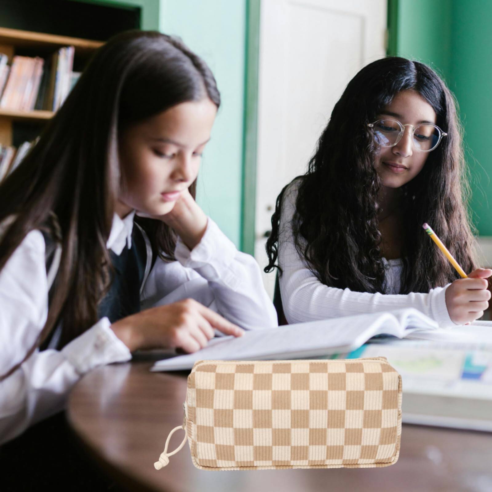 Alt View 4. Paradigms Interiors - Cute Pencil Case For Pouch Pen Box Bag Holder School Students - Police Car.