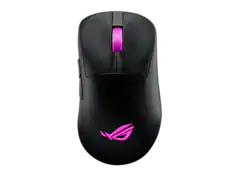 Front. ASUS - ASUS ROG Keris II Wireless Gaming Mouse, 64g, 42K DPI, ROG Switches, SpeedNova Wireless, Bluetooth - Black - Black.