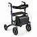 Front. Costway - Costway Rollator Walker for Seniors with Seat Mesh Backrest Spring Suspension Cane Holder - Purple + Black.