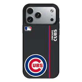 Keyscaper - MLB - Chicago Cubs iPhone Magnetic Bump Case - 16 Pro - Black