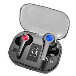 Stock Preferred - T28 Bluetooth 5.0 True Wireless Earbuds – Waterproof In-Ear Headphones with Mic, Noise Cancellation & Charging Case