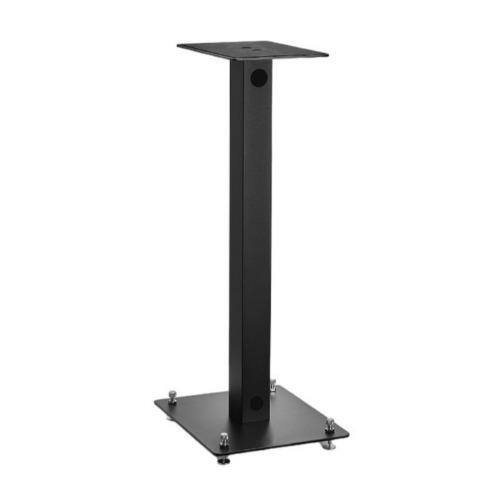Angle. Triangle - Triangle S01 Bookshelf Speaker Stands with Non-Slip Felt (Matte Black, Pair) - Black.
