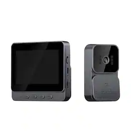 Cluzine - Smart Visual Video Doorbell Wireless Night Vision Camera Two-Way Audio Home Security Door Bell