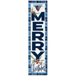 Jardine - Maine Black Bears 12'' x 48'' Outdoor Christmas Leaner - White