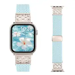 Kitcheniva - Magnetic Braided Stretchy Band For Apple Watch Series 1-11 / iWatch SE (1-3) - Blue