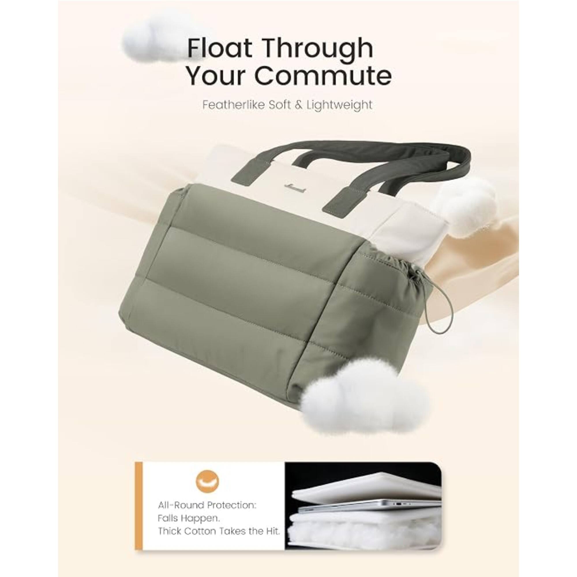 Float Through Your Commute  
Featherlike Soft & Lightweight  

All-Round Protection: Falls Happen. Thick Cotton Takes the Hit