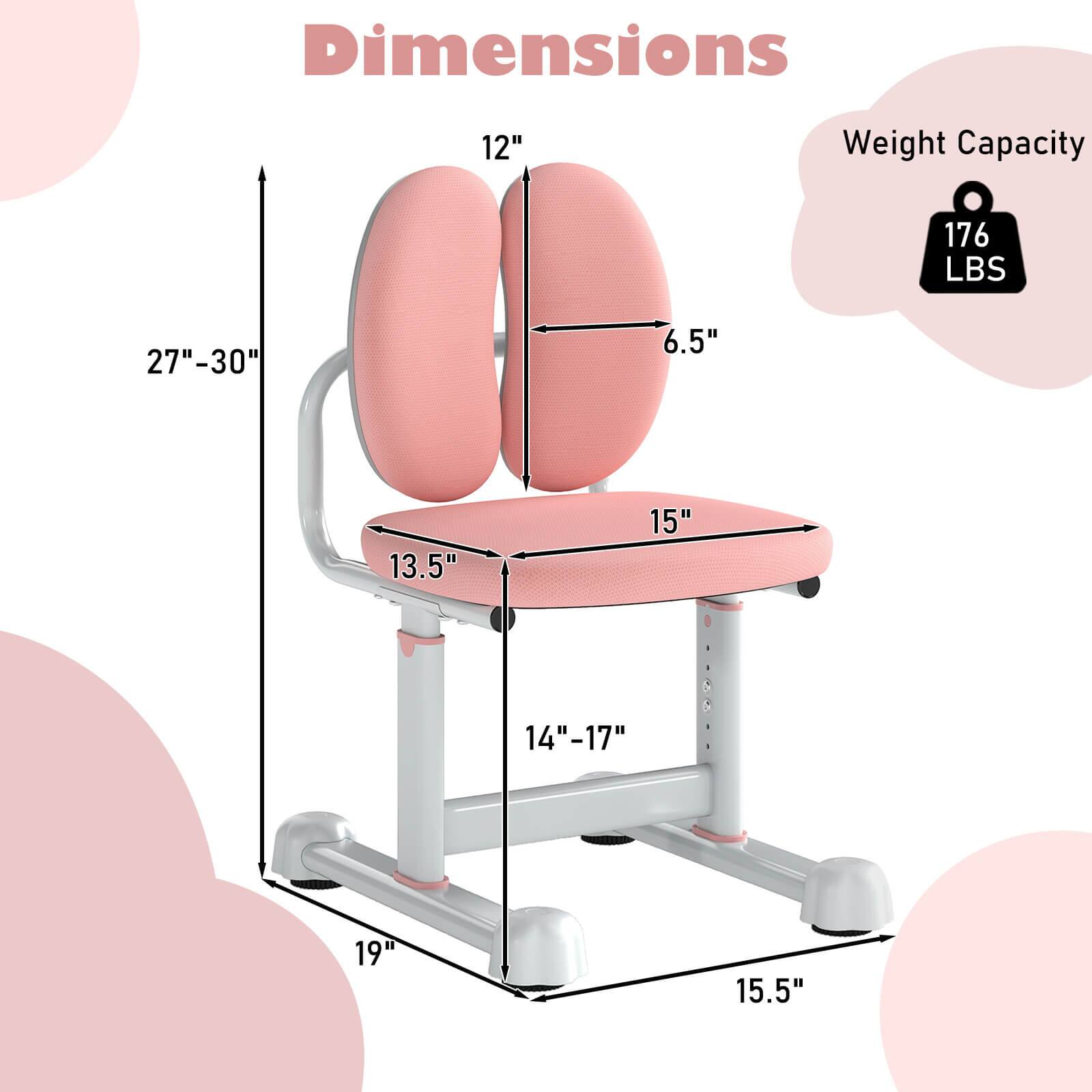 Dimensions  
12"  
27"-30"  
6.5"  
13.5"  
14"-17"  
19"  
15.5"  

Weight Capacity  
176 LBS
