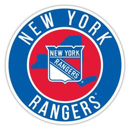 Fan Creations - New York Rangers 15" State Circle Sign - Multicolor