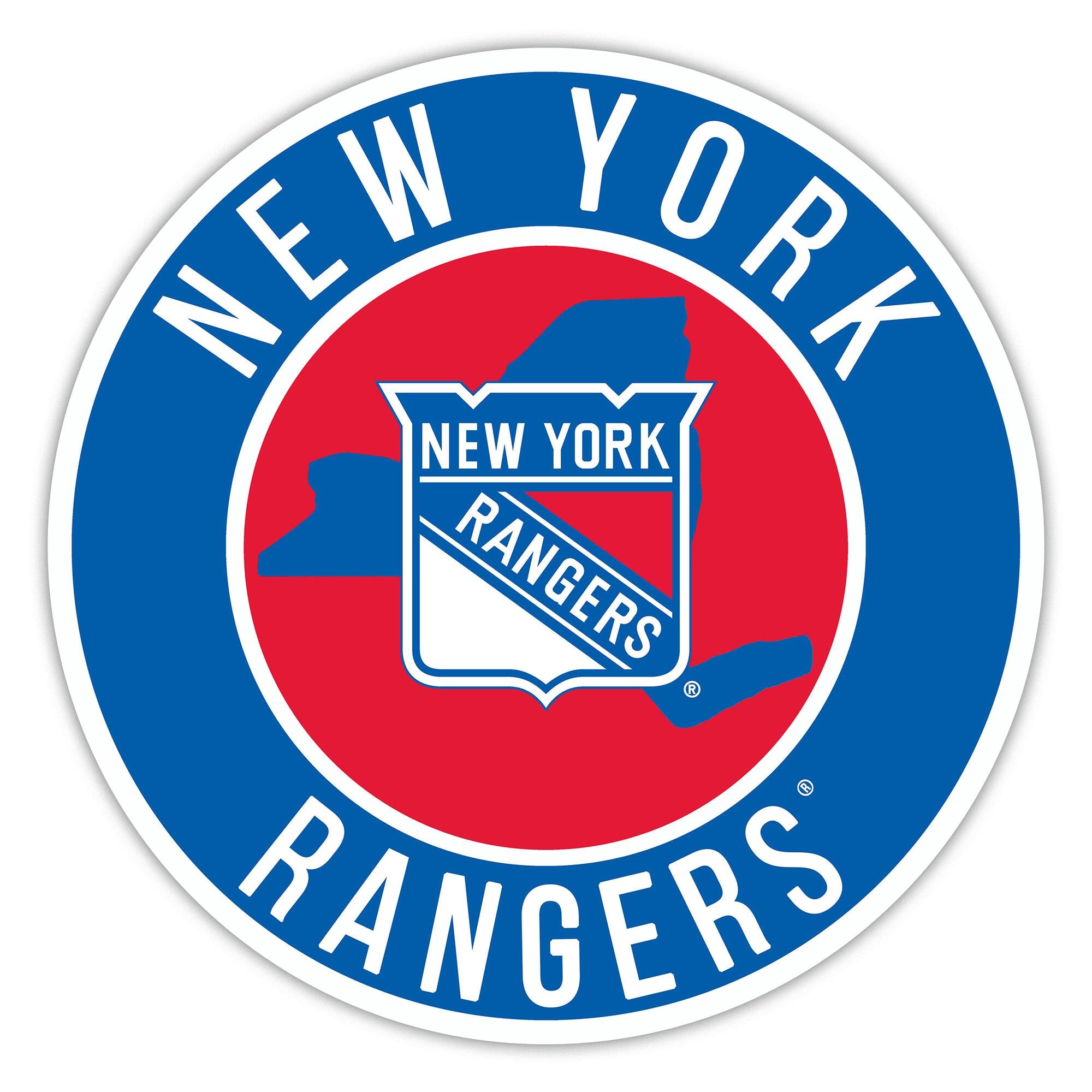 New York Rangers 15" State Circle Sign