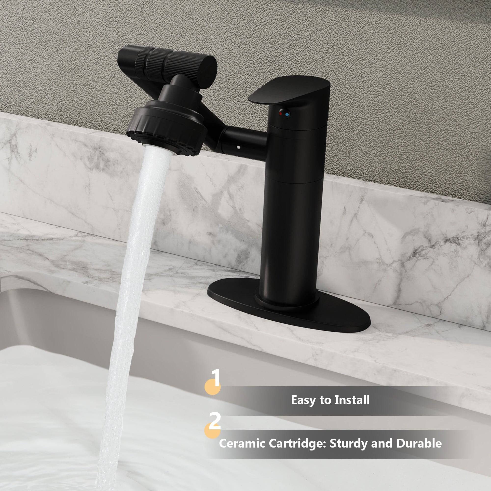 1. Easy to Install
2. Ceramic Cartridge: Sturdy and Durable