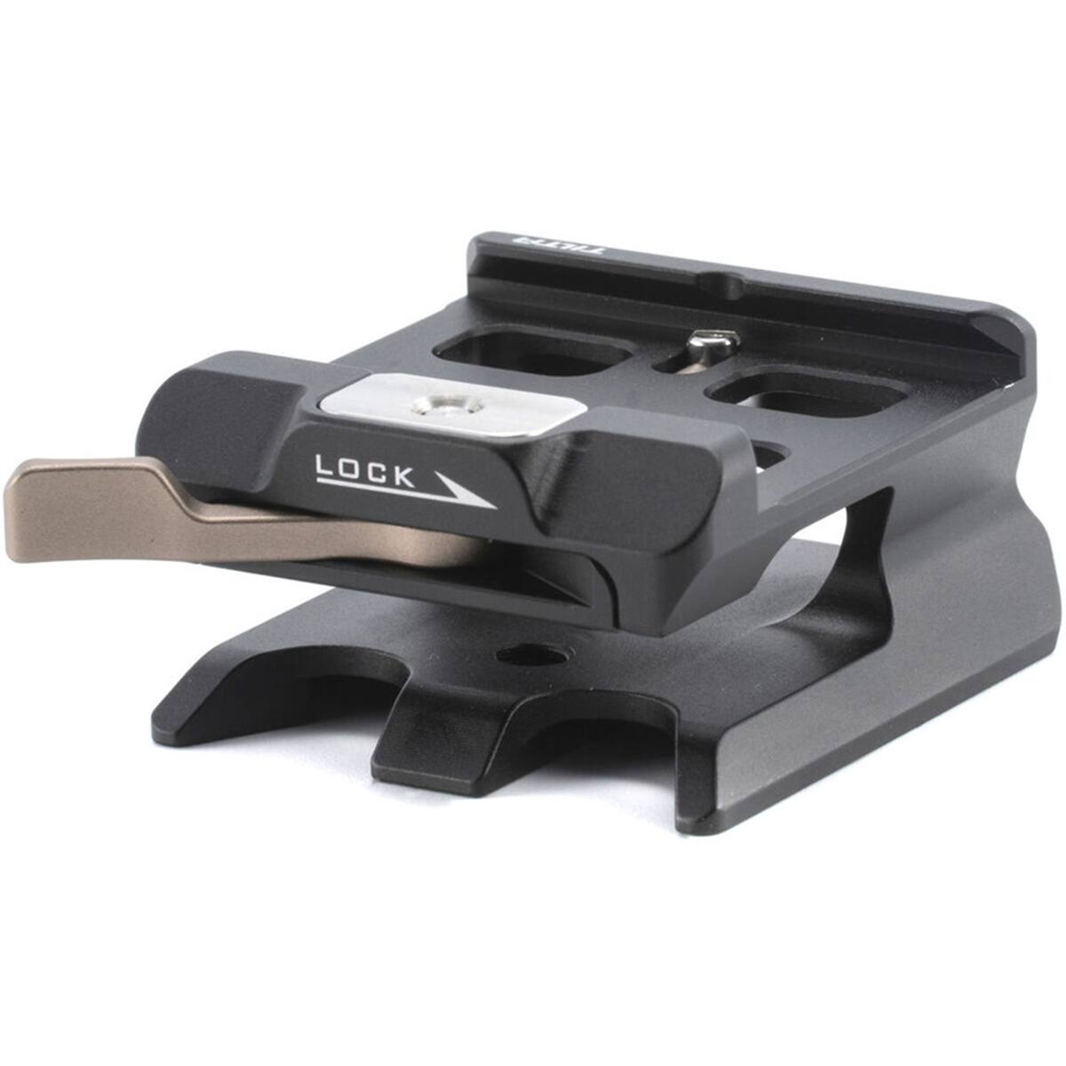 Alt View 3. Tilta - Tilta 15mm LWS Baseplate Adapter Type III - Black.